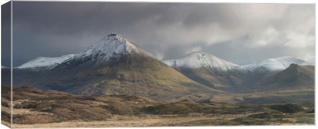 Glamaig and the Northern Red Cullins Canvas Print by Robert McCristall