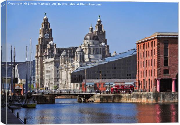 Liverpool: From Dock to Pier Canvas Print by Simon Martinez