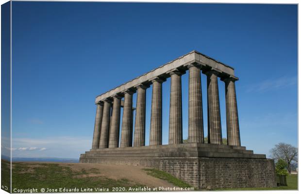 National Monument of Scotland Canvas Print by Eduardo Vieira