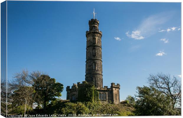 Nelson Monument Canvas Print by Eduardo Vieira