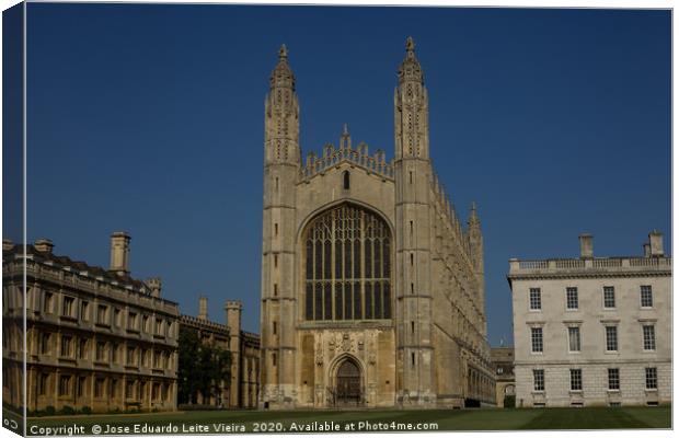 King's College  Canvas Print by Eduardo Vieira