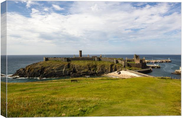 Peel Castle, Isle of Man Canvas Print by Paul Smith