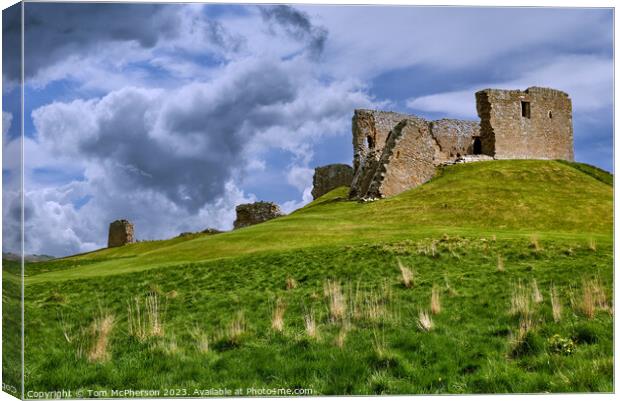 The Mystical Ruins of Duffus Castle Canvas Print by Tom McPherson