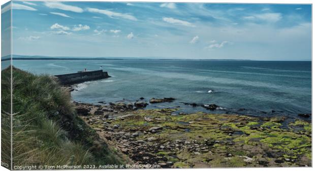 Stunning Burghead Seascape Canvas Print by Tom McPherson