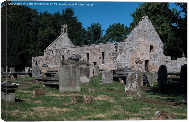 The Ancient Church of Duffus Canvas Print by Tom McPherson