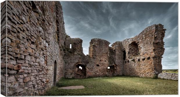 The Enchanted Interior of Duffus Castle Canvas Print by Tom McPherson