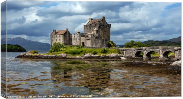 The Enchanting Eilean Donan Castle Canvas Print by Tom McPherson
