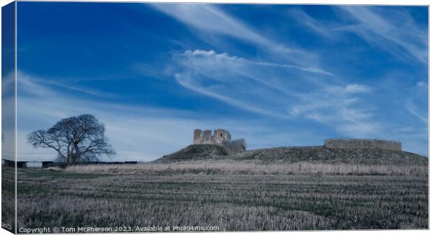 A Timeless Beauty: Duffus Castle Canvas Print by Tom McPherson