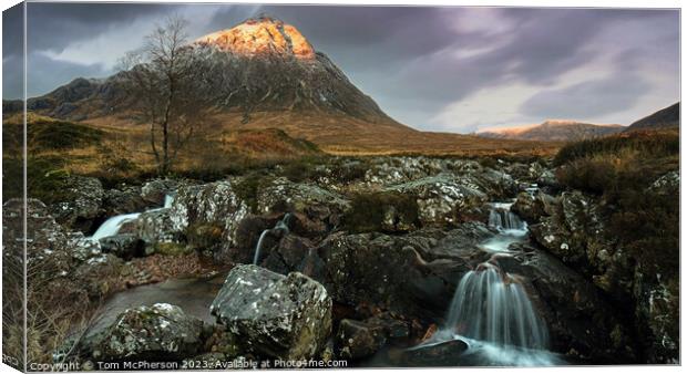 The Enchanting Majesty of Stob Dearg Canvas Print by Tom McPherson