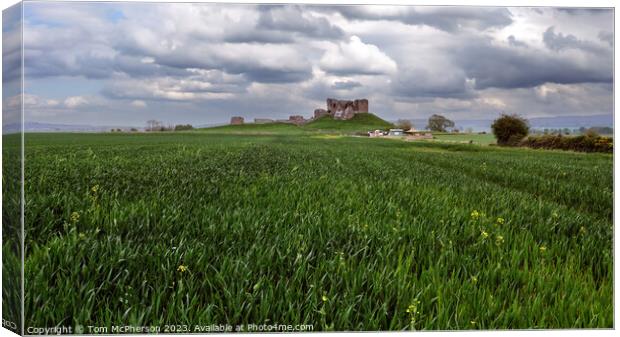 Duffus Castle: In Conversation with Kula Hut Canvas Print by Tom McPherson