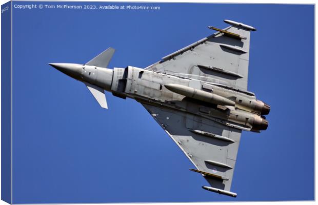 Agile Force, Typhoon FGR.Mk 4 Unleashed Canvas Print by Tom McPherson