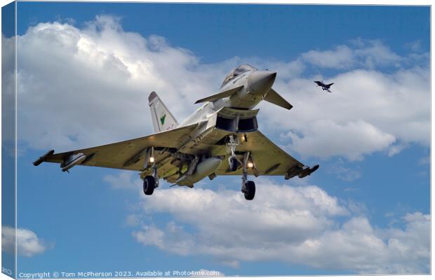The Formidable Typhoon FGR.Mk 4 Multi-Role Aircraf Canvas Print by Tom McPherson