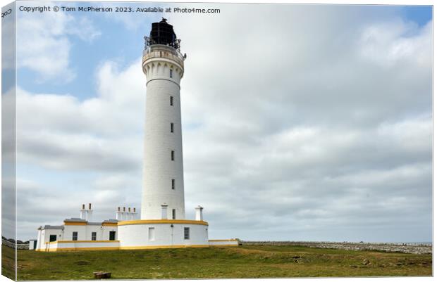 Covesea Lighthouse: Beacon of Northern Scotland Canvas Print by Tom McPherson