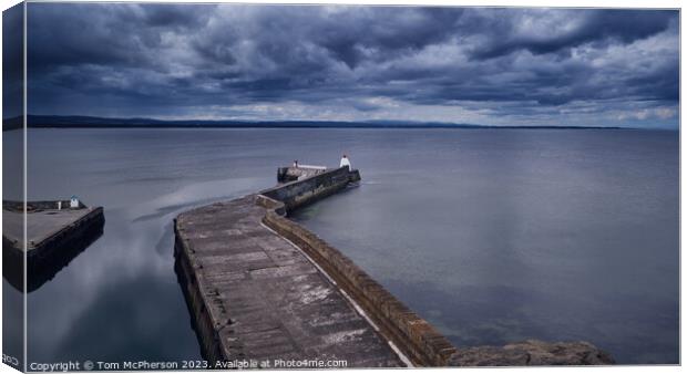 Pictish Heritage: Burghead Pier Canvas Print by Tom McPherson