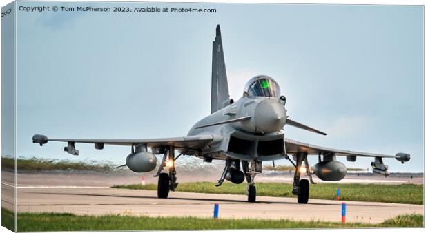 Eurofighter Typhoon: The Four-Nation Powerhouse Canvas Print by Tom McPherson
