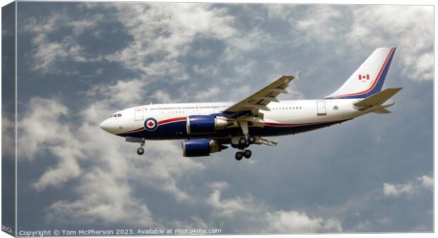 Airbus A310 CC-150 Polaris Canvas Print by Tom McPherson