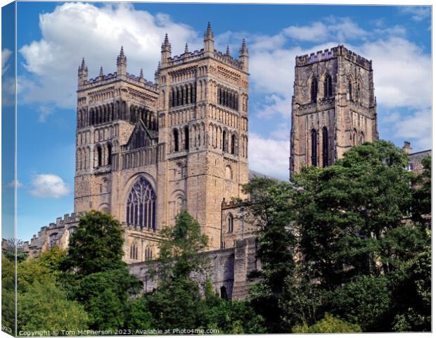 Durham Cathedral Canvas Print by Tom McPherson
