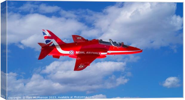 Red Arrows Canvas Print by Tom McPherson