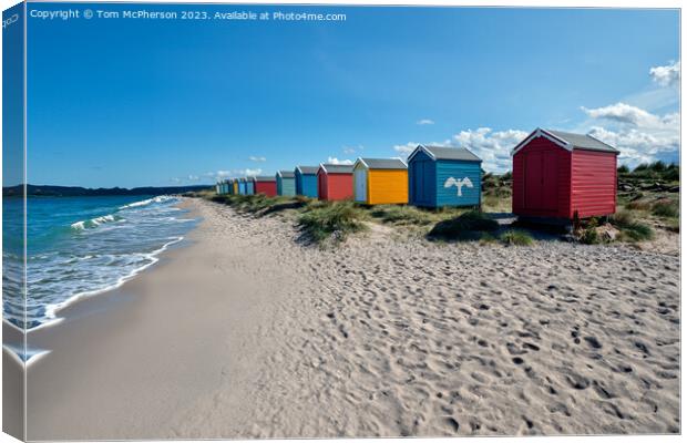  Findhorn Beach, Moray Canvas Print by Tom McPherson