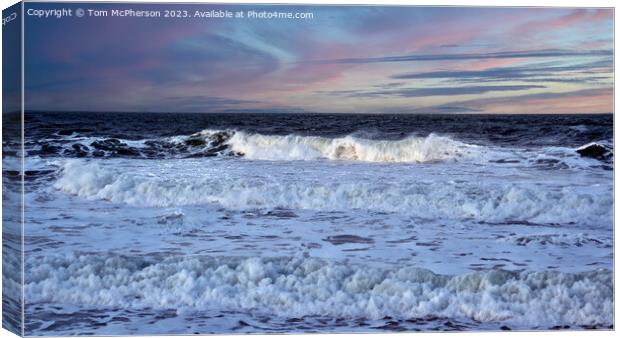 seascape of Moray Firth Canvas Print by Tom McPherson