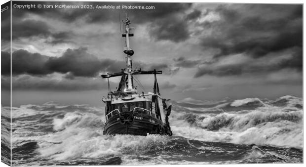 Power of the Ocean Canvas Print by Tom McPherson