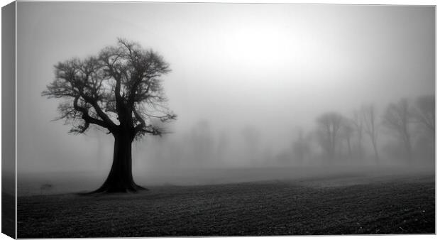 Eerie Tree Canvas Print by Tom McPherson