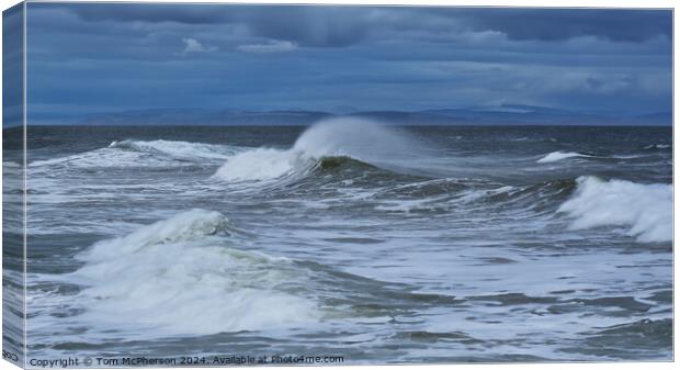 A Stormy Seascape Canvas Print by Tom McPherson