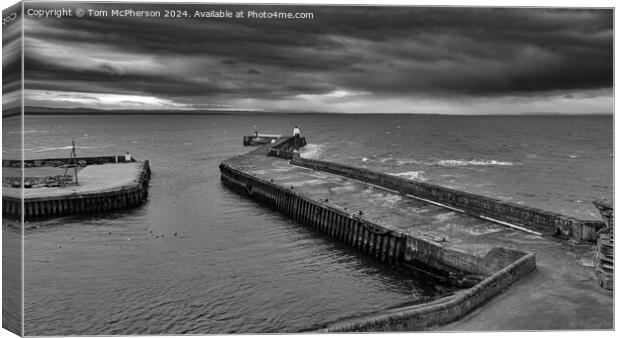 Burghead View Canvas Print by Tom McPherson