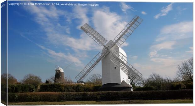 Jack and Jill Windmills Canvas Print by Tom McPherson