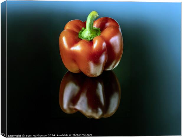 The Red Pepper Canvas Print by Tom McPherson