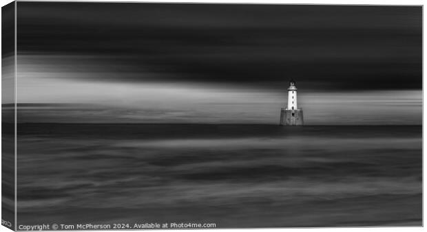 Rattray Head Lighthouse Canvas Print by Tom McPherson