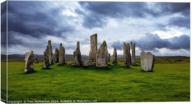 Callanish Standing Stones Canvas Print by Tom McPherson