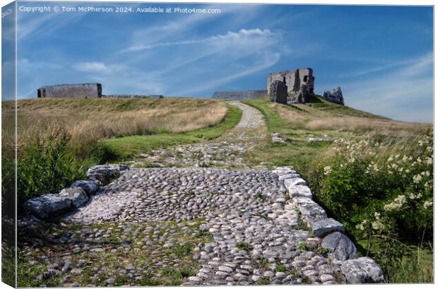 Duffus Castle Canvas Print by Tom McPherson