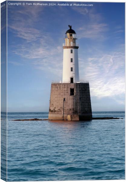 Rattray Head Lighthouse Canvas Print by Tom McPherson