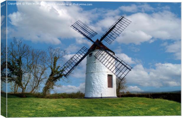 Ashton Windmill Canvas Print by Tom McPherson