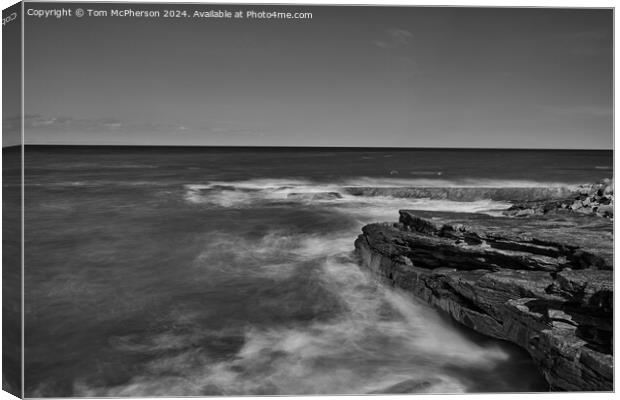 Moray Firth  Abstract  Canvas Print by Tom McPherson