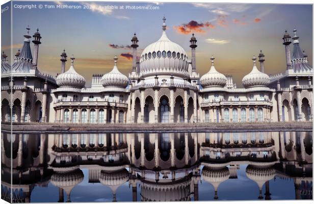 The Royal Pavilion Canvas Print by Tom McPherson