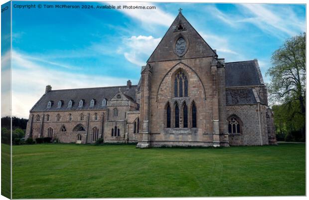 Pluscarden Abbey Canvas Print by Tom McPherson