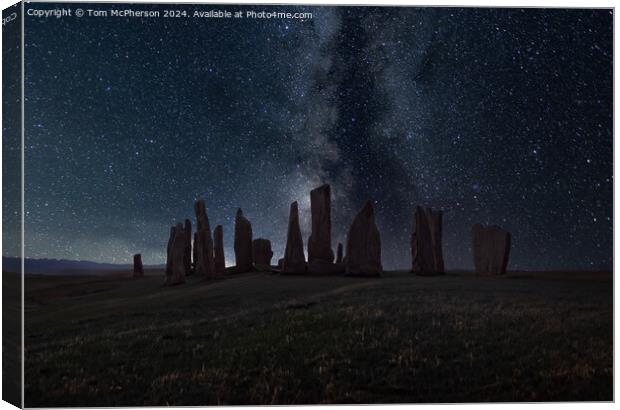 Callanish Standing Stones Canvas Print by Tom McPherson