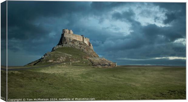 Lindisfarne Castle Canvas Print by Tom McPherson