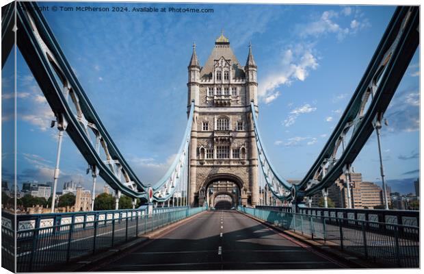 Tower Bridge Canvas Print by Tom McPherson