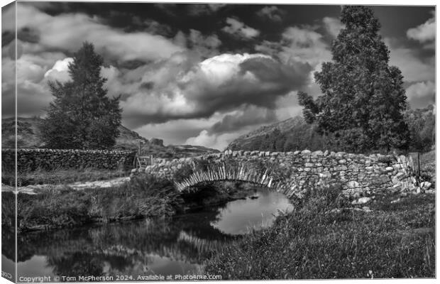 The stone bridge of Watendlath Canvas Print by Tom McPherson