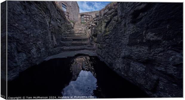 The Burghead Well Canvas Print by Tom McPherson