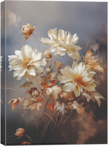 Plant flower Canvas Print by Kia lydia