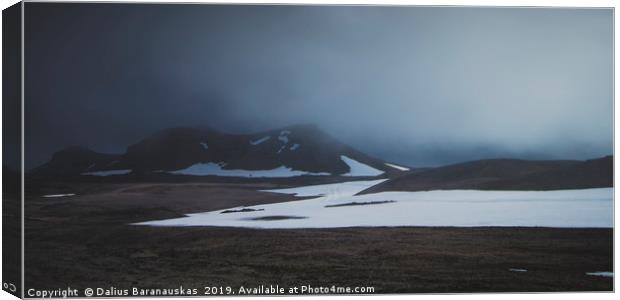 Highlands of Iceland 2/5 Canvas Print by Dalius Baranauskas