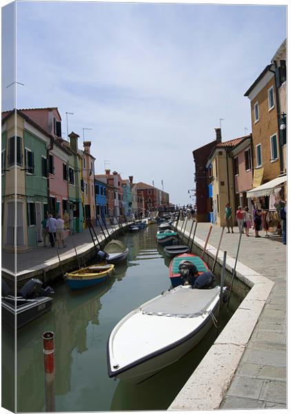 Burano Canvas Print by Michael Carn