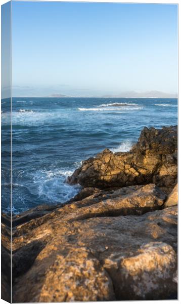 Ocean Views, Fuerteventura Canvas Print by Steven Fleck