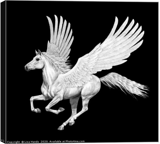 Iconic Pegasus Canvas Print by Lisa Hands