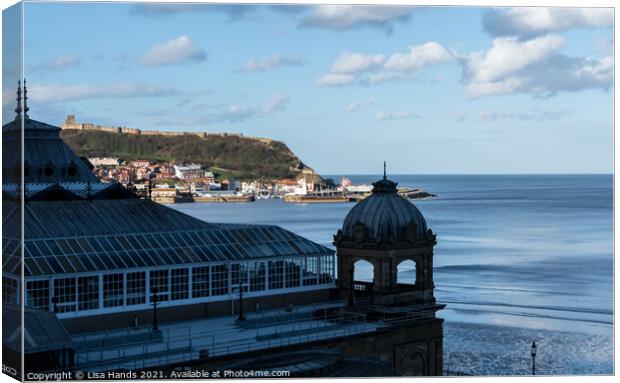 Scarborough Spa Canvas Print by Lisa Hands