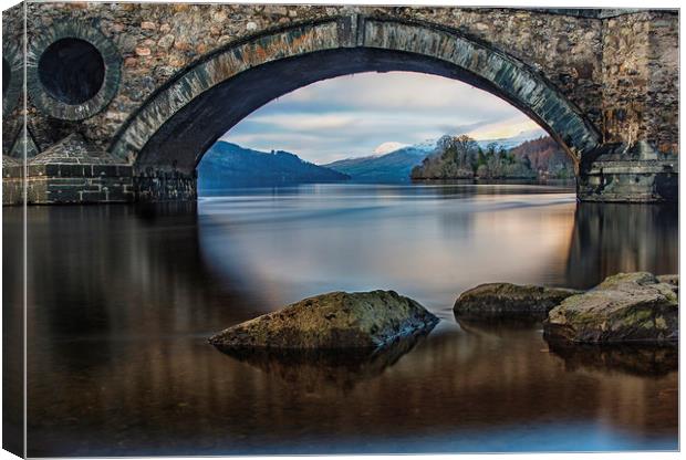 Loch Tay View Canvas Print by Ray Tickle
